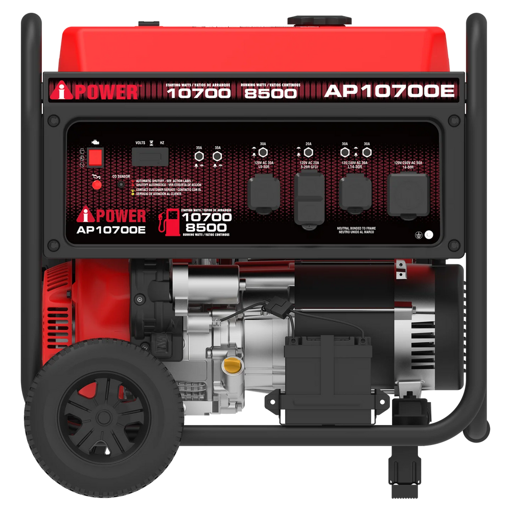 A-iPower AP10700E 8500W/10700W Generator Gas CO Sensor Electric Start New