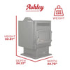 Ashley Hearth AP5617-P Pellet Stove 2,200 sq. ft. 90 lb Hopper with Remote New