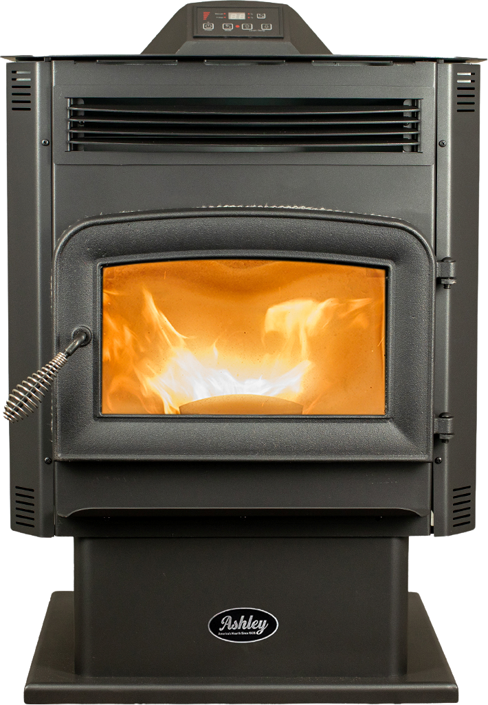 Ashley Hearth AP5617-W Pellet Stove 1,700 sq. ft. 90 lb Hopper with App Remote Operation New