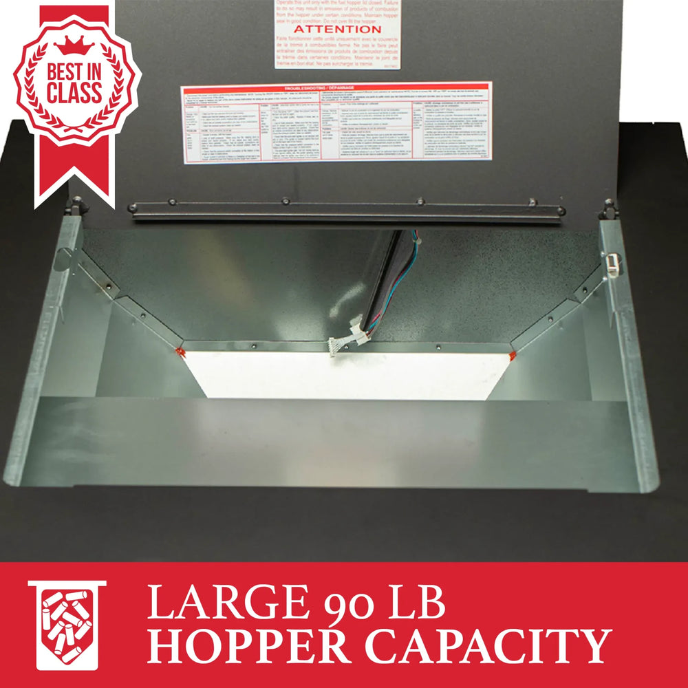 Ashley Hearth AP5617-W Pellet Stove 2,200 sq. ft. 90 lb Hopper with WiFi Connect New