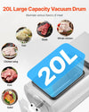 Vevor Vacuum Meat Tumbler 5.3 Gal Marinator Machine Stainless Steel Commercial Use New