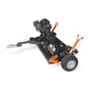 MechMaxx 48" Tow-Behind ATV Offset Flail Mower,  B&S 13.5HP 420cc E-start Gas Engine Powered; Adjustable Mowing Height,  ATV120