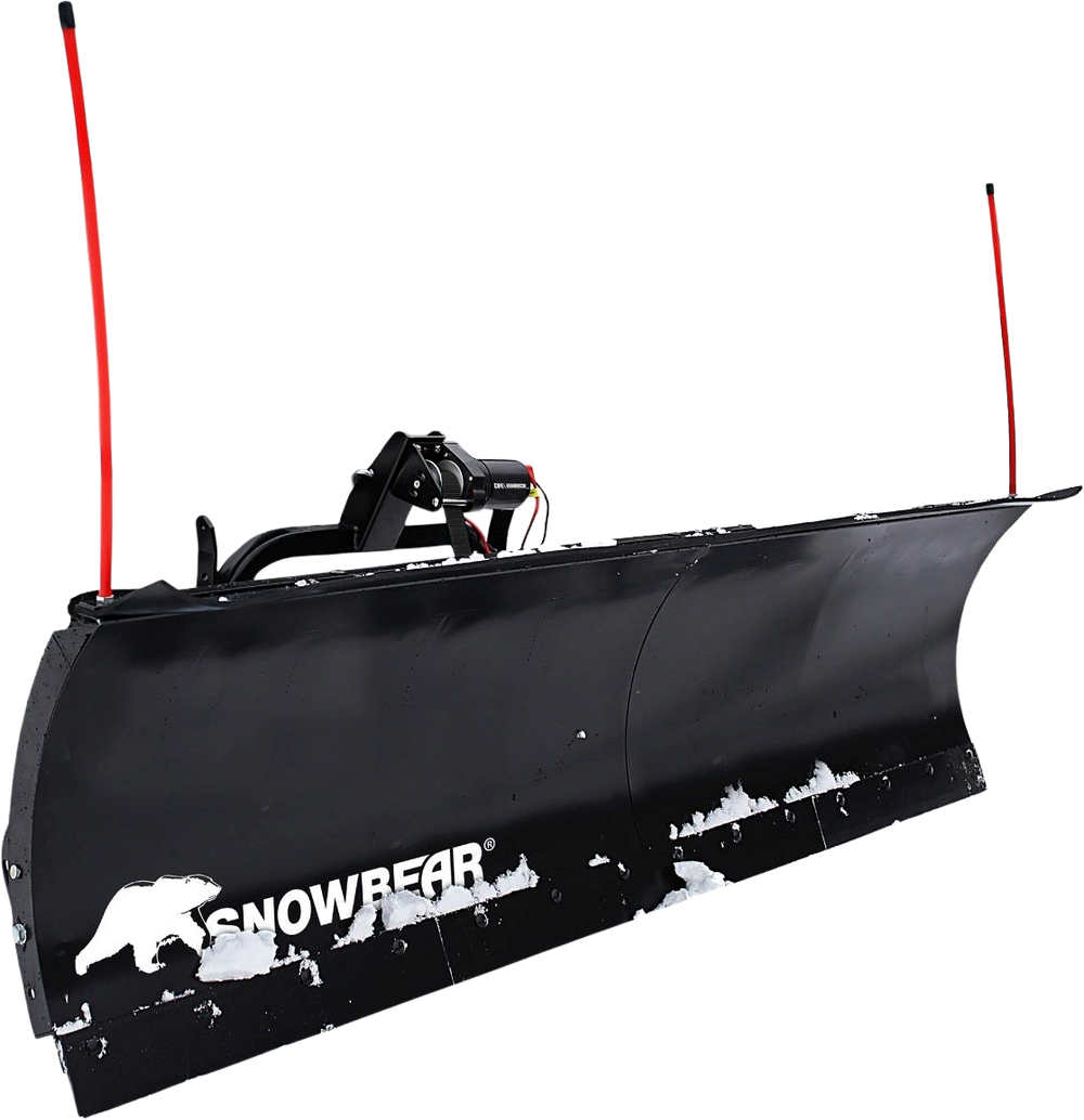 SnowBear AVAL8422 84" x 22" Universal SUV/Truck Mount T-Frame Snow Plow Kit with Winch and Wireless Remote New