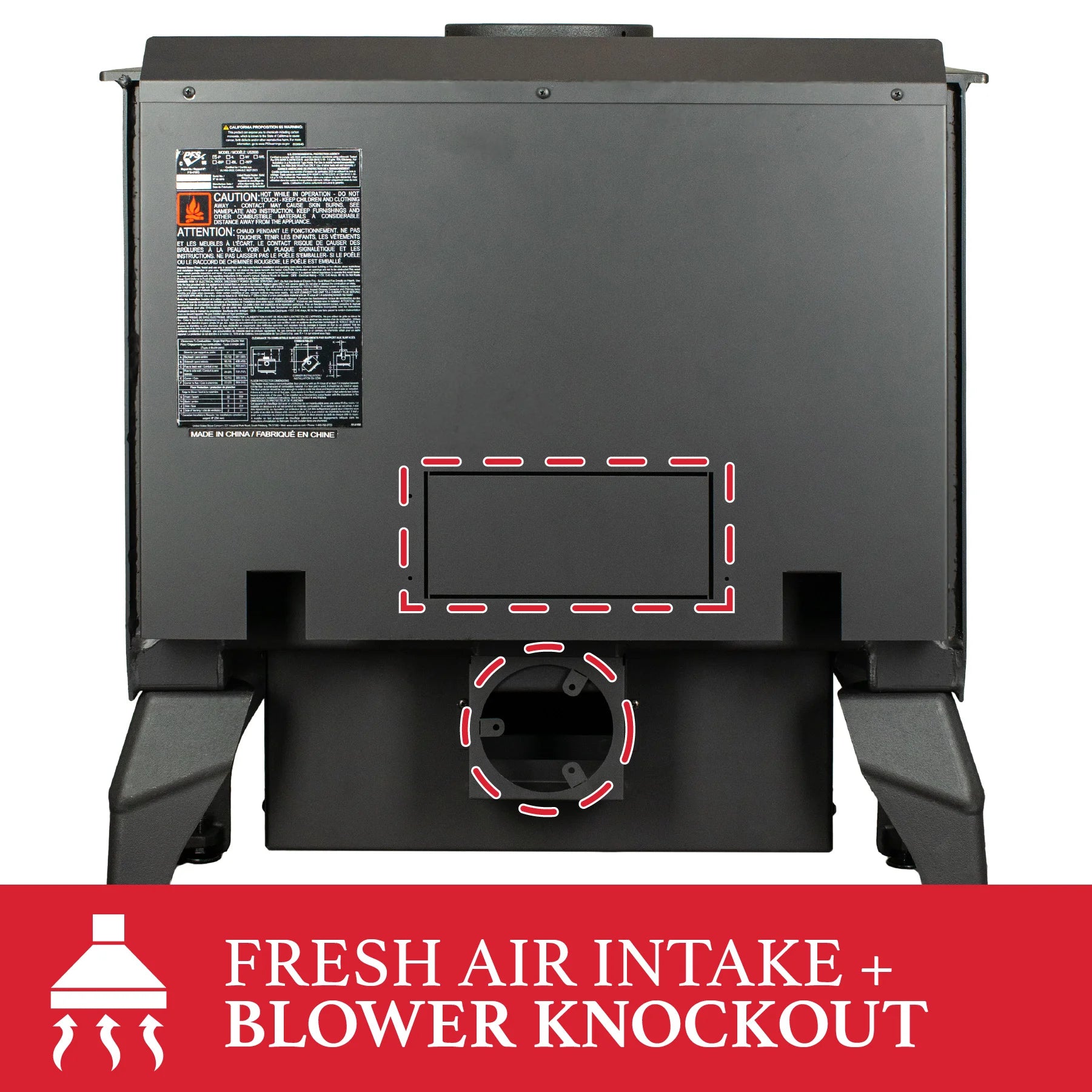 Ashley Hearth AW2020E-P Wood Stove - Thumbnail 4