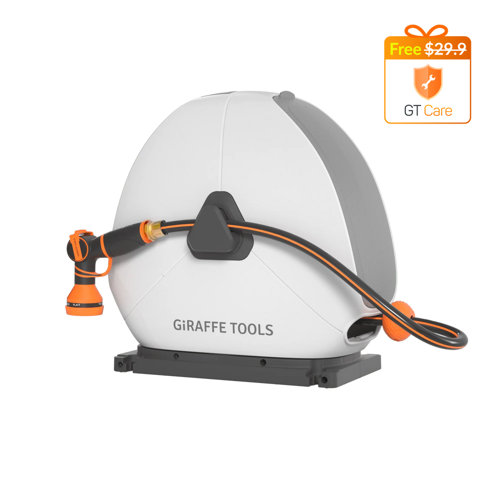 Giraffe Tools Ground-Mounted Retractable Hose Reel New