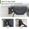 Giraffe Tools Retractable Garden Hose Reel 1/2in-100ft Dark Grey New