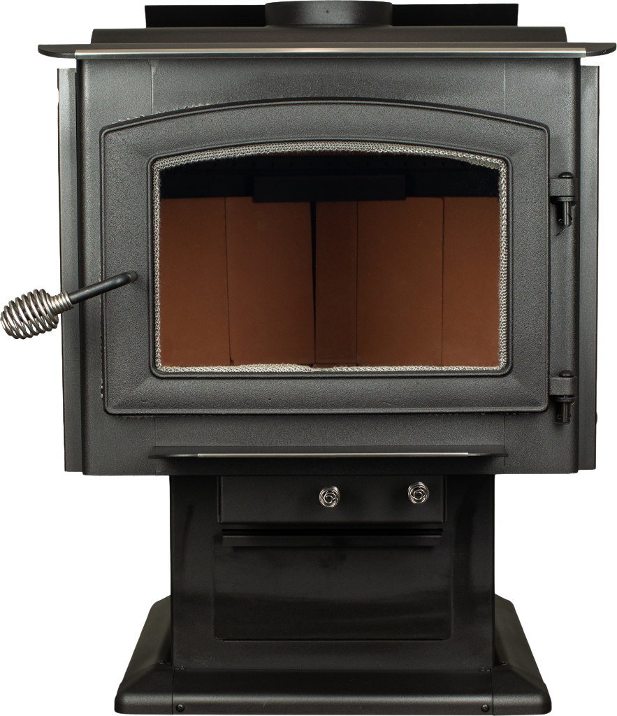 Ashley Hearth AW3200E-P EPA Certified 3,200 sq. ft. Large Pedestal Wood Stove with Blower New