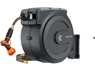 Giraffe Tools Retractable Garden Hose Reel 65ft-155ft New