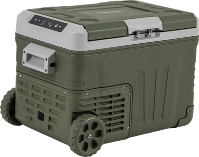 Costway Portable Refrigerator 35L 12V with Adjustable Temperature and Wheels New