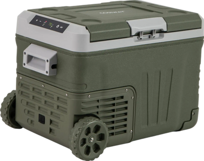Costway Portable Refrigerator 35L 12V with Adjustable Temperature and Wheels New