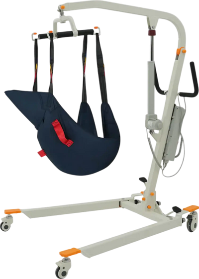 Vocic AY02 Electric Hoyer Lift 440 Lb Capacity with Adjustable Base & 360° Sling Arm New