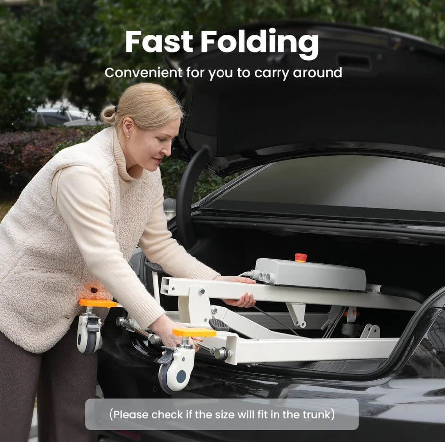 Vocic AY02 Electric Hoyer Lift 440 Lb Capacity with Adjustable Base & 360° Sling Arm New