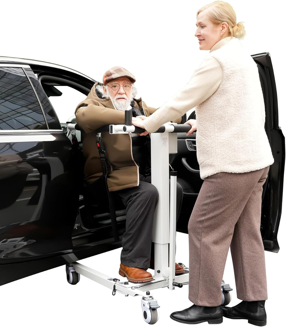Vocic AY06 Electric Folding Patient Lift Portable Transfer Chair with 330 Lb Capacity New