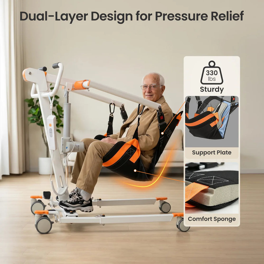 Vocic AY33 Electric Patient Lift for Car Transfers 61" Max Height 330 lb Capacity New