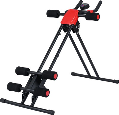 Costway Foldable Adjustable Ab Workout Machine Trainer 66510542 New