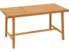 Acacia Wood Dining Table for 6 People Heavy-Duty Indoor Outdoor