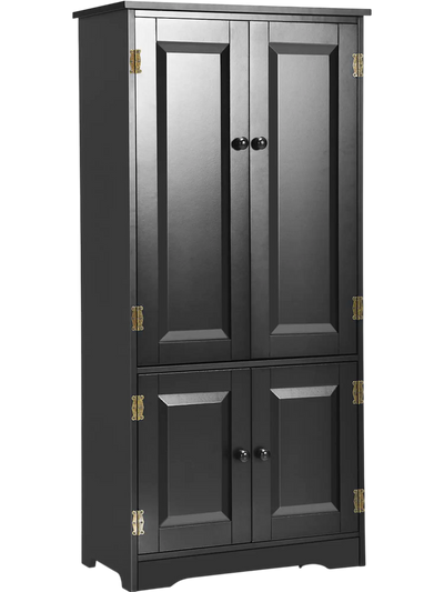 Costway Accent Storage Cabinet Adjustable Shelves 23159807 New