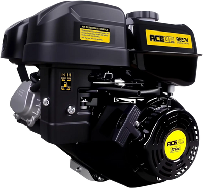 Aceup Energy AE274 Gas Engine 9 HP 274CC 4-Stroke OHV Horizontal Shaft New