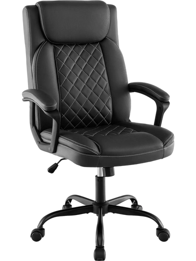 Costway Ergonomic High Back Executive Office Chair Thick Headrest Cushion 25964813 New