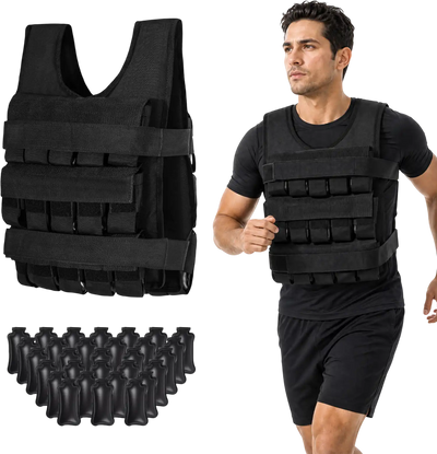 Costway Adjustable Weighted Vest Removable Iron Weights 63616333 New