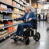 Journey Air Lightweight Folding Power Chair 24V 6Ah 150W 2.8 MPH 6 Mile Range Dark Gray 08643 New