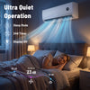 Minisplit Aire Acondicionado de 12000 BTU con operación ultra silenciosa y control WiFi, ideal para confort todo el año.