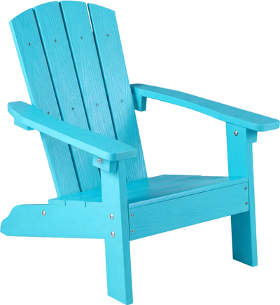Costway Kids Adirondack Chair High Back Armrests All-Weather HIPS 71293586 New