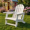 All-Weather Outdoor Kids Patio Seating with Ergonomic Design-White - Gallery View 1 of 7