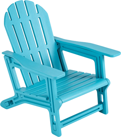 Costway Kids All-Weather Outdoor Adirondack Chair Ergonomic Patio Seating 21365579 New