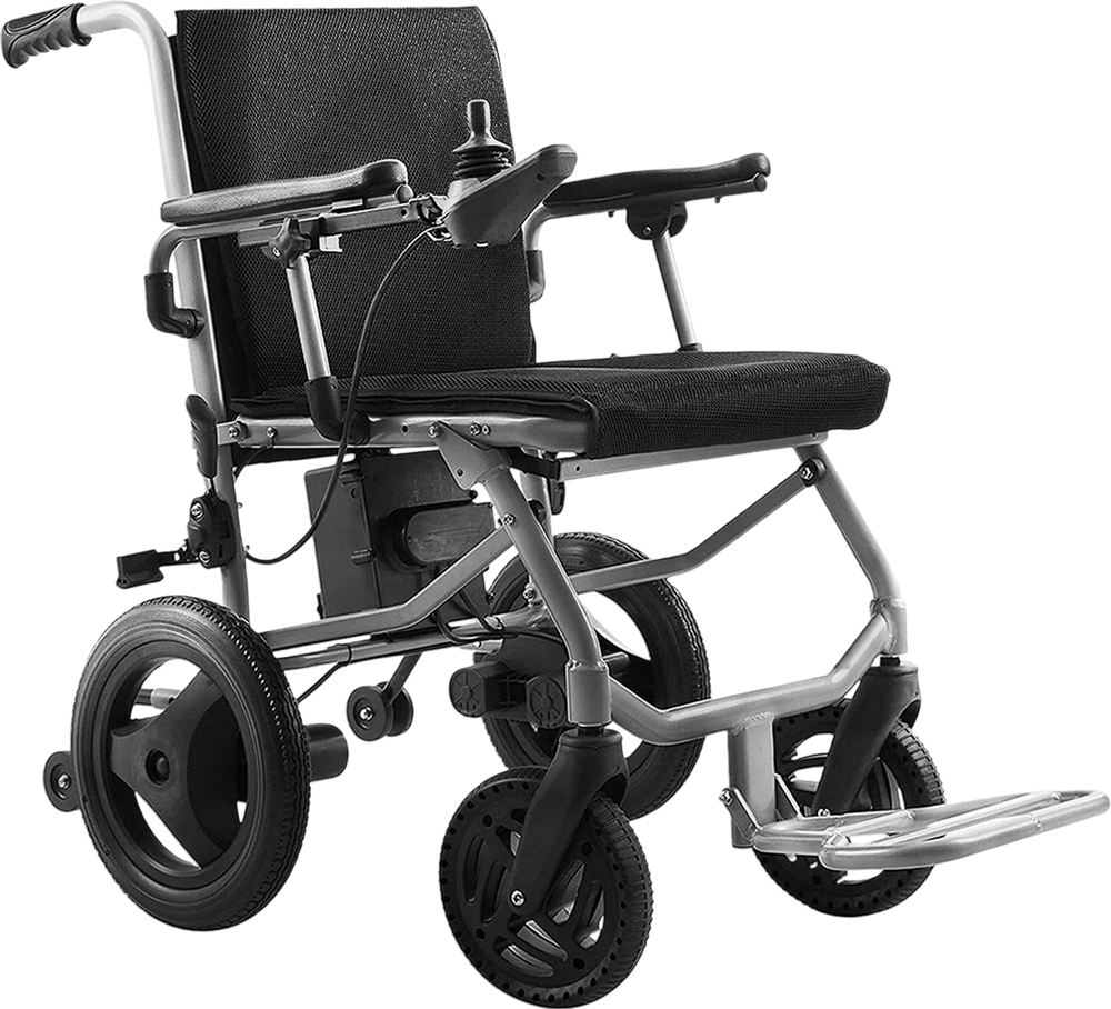 Alton Mobility Foldable and Lightweight Electric Wheelchair Kano Black (only 35lbs)