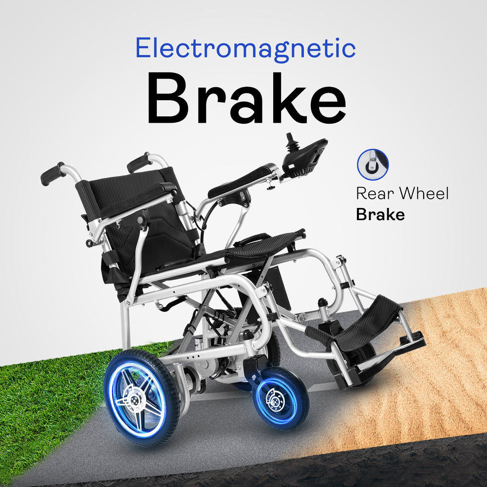 Alton Mobility ARTEMIS PRO-Lightweight Foldable Electric Wheelchair 500W 12 miles (Black)
