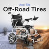 Alton Mobility ARTEMIS PRO-Lightweight Foldable Electric Wheelchair 500W 12 miles (Black)