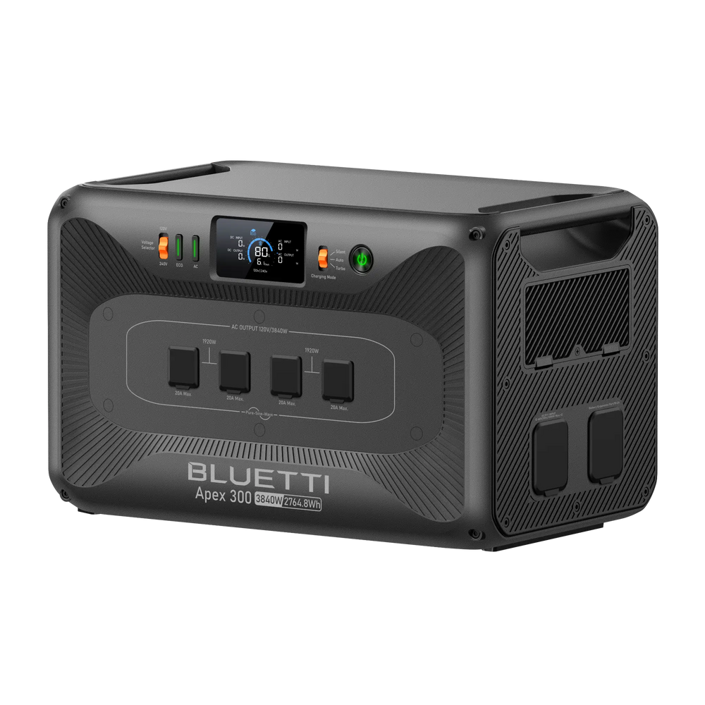 Bluetti Apex 300 2764Wh/3840W Portable Power Station Dual Voltage 120/240V New