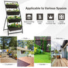 4-tier vertical raised garden bed with 4 detachable containers, perfect for patio and balcony plant growth.