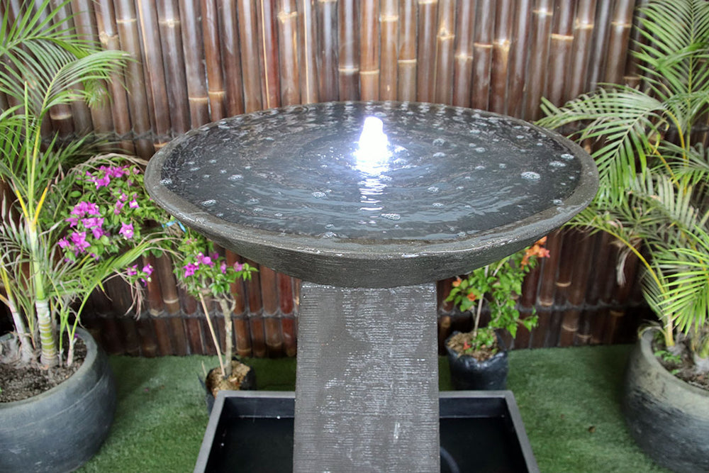 Exaco Aquarius Decorative Concrete Fountain 33" Tall NU100M New