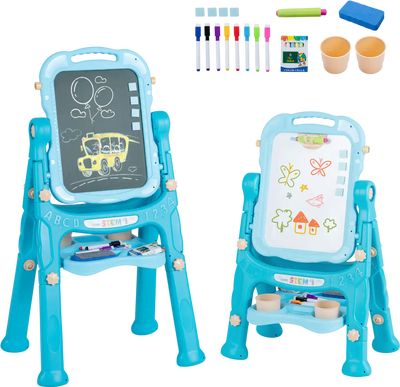 Costway Kids Art Easel Adjustable Height 56123186 New