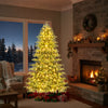 Artificial Christmas Tree with LED Lights and PVC Mixed Branch Tips-6 - Gallery View 1 of 11