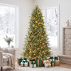 Artificial Christmas Tree with LED Lights and Pine Cones-7' - Gallery View 1 of 10