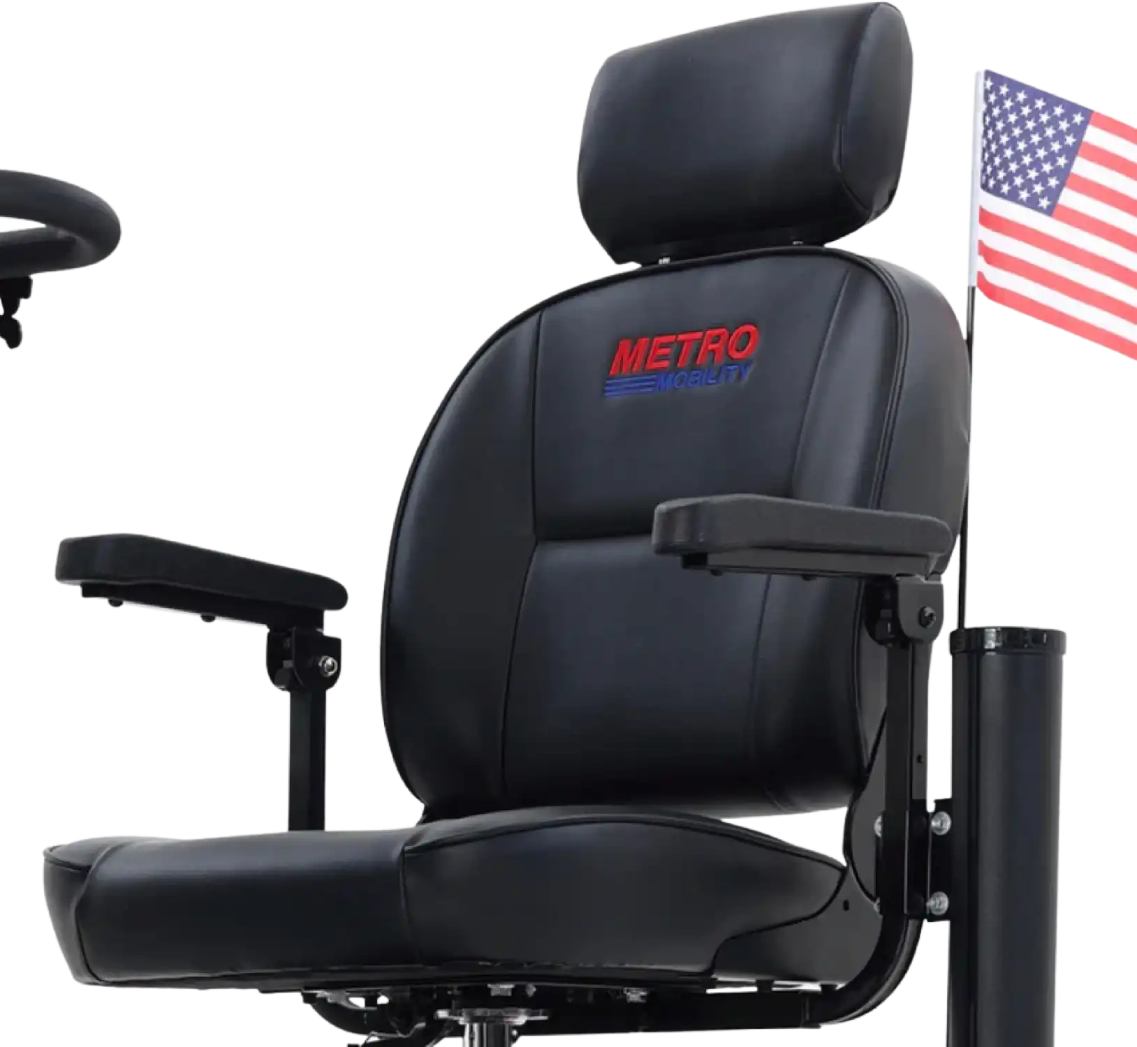 Metro Mobility Captain Seat with Headrest for M1, M1 Lite, Patriot, Max Sport, Max Plus New