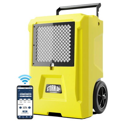 AlorAir Storm DP Smart WiFi Commercial Crawl Space/Basement Dehumidifier 50 Pints with Condensate Pump New