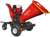 6 inch HONDA E-Start Gasoline Engine Powered 4 - Wheel Drum Wood Chipper with Taillight ,  B150