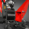 6 inch ZONSEN E-Start 459cc 15hp Gas Powered 4 - Wheel Drum Wood Chipper with Taillight ,  B150