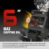 6 inch E-start Zonsen 420cc 13.4hp Gas Powered 4 - Wheel Drum Wood Chipper with Taillight ,  B150