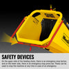 6 inch E-start Zonsen 420cc 13.4hp Gas Powered 4 - Wheel Drum Wood Chipper with Taillight ,  B150
