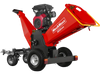 8 inch HONDA E-Start 688cc 22hp Gas Powered 4 - Wheel Drum Wood Chipper with Taillight ,  B200