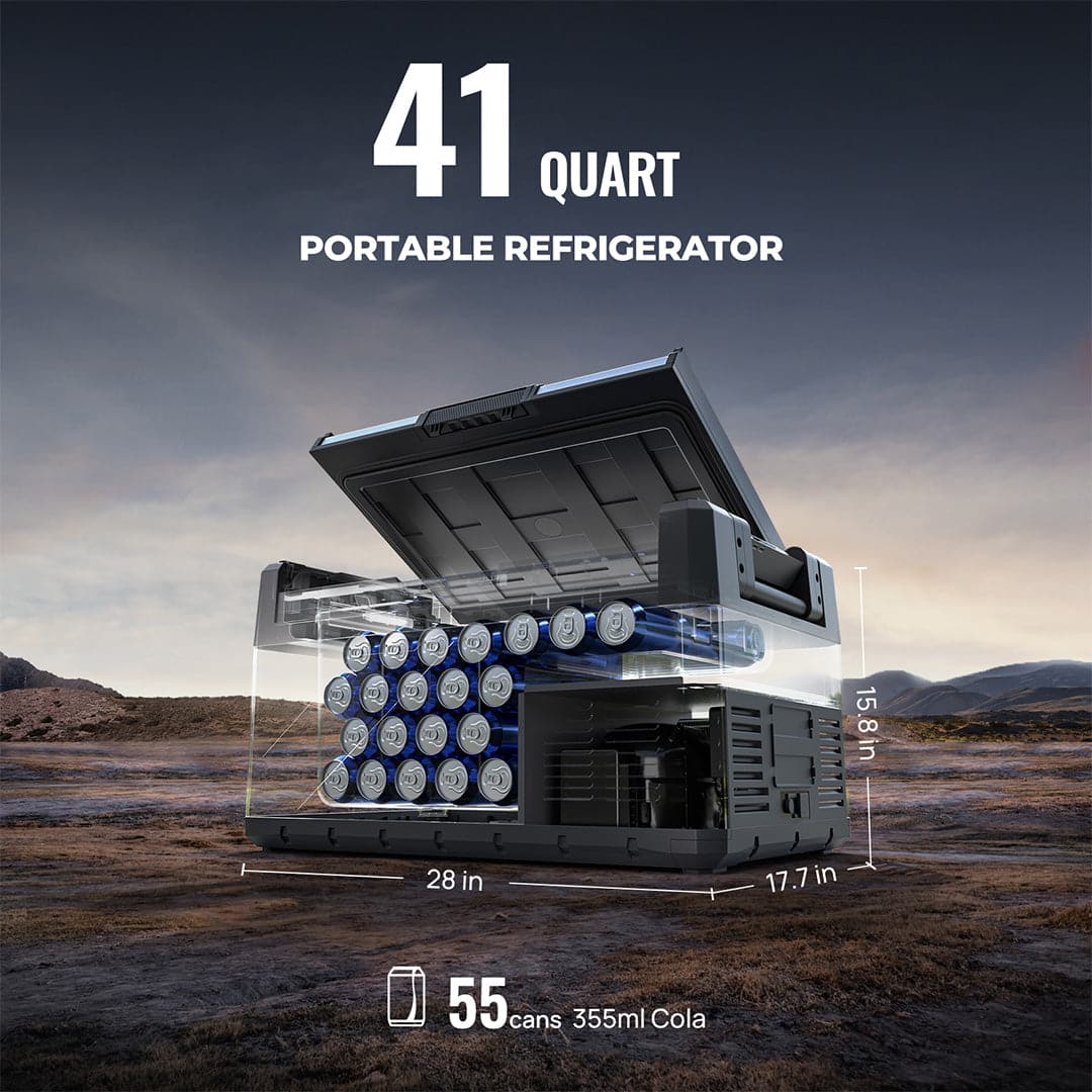 ☆recoryu☆ BougeRV Rocky 41QT Refrigerator Portable Dual Zone 12V