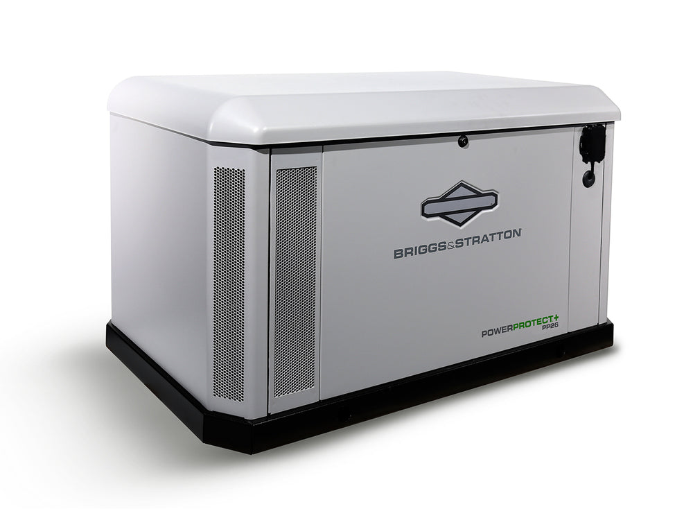 Briggs & Stratton 040807 Power Protect+ 26kW Standby Generator Dual Fuel Propane Natural Gas 120/240V New