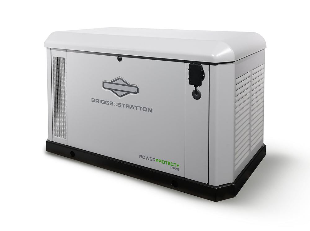Briggs & Stratton 040807 Power Protect+ 26kW Standby Generator Dual Fuel Propane Natural Gas 120/240V New