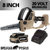 BigBear Power BB38 Compact Chainsaw Kit 8" Bar 4Ah 20V Brushless New