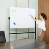 Vevor Whiteboard 48" x 32" Double-Sided Reversible Magnetic Dry Erase Board with Wheels New